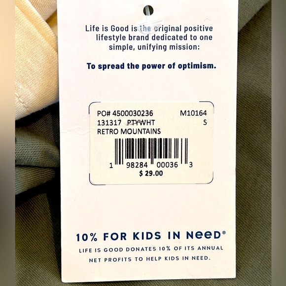 NWT LIFE IS GOOD sS(men) tees x2-unisex-earth tones-nice quality 💯cotton - Picture 9 of 9